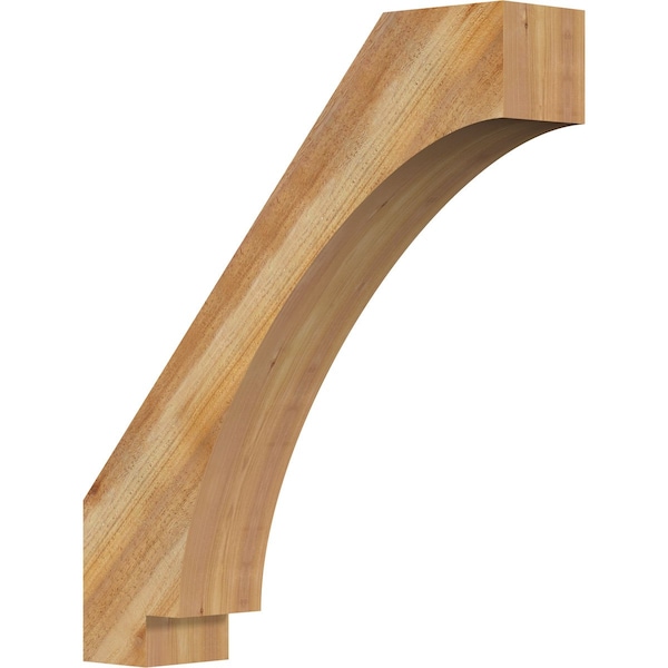 Ekena Millwork 6"W x 28"D x 32"H Imperial Rough Sawn Knee Brace, Western Red Cedar BRC06X28X32IMP00RWR - main